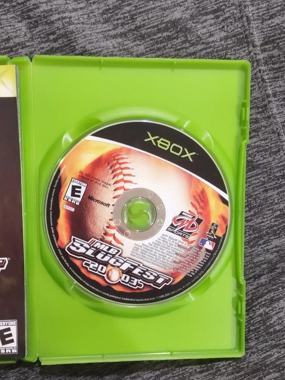 MLB Slugfest 2003 Xbox Video Game - Alex Rodriguez Cover